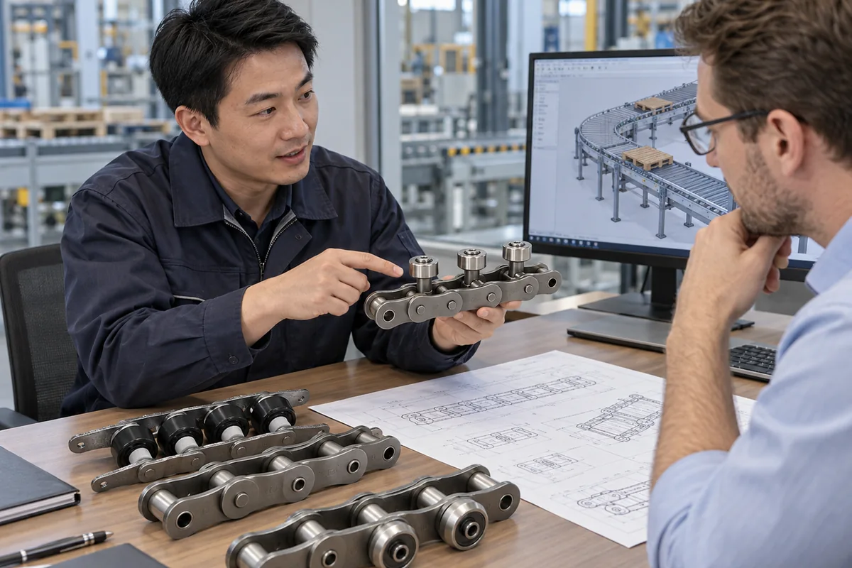 Pallet conveyor chain engineering discussion